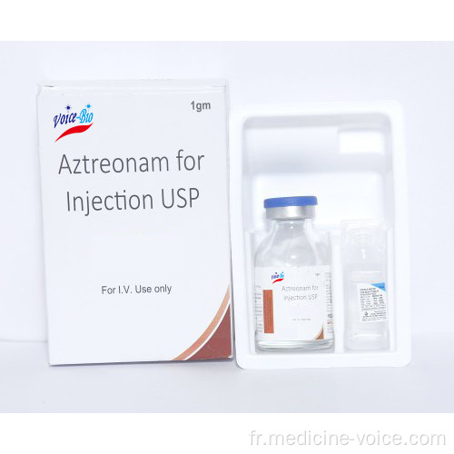 Aztréonam 1g pour solution injectable